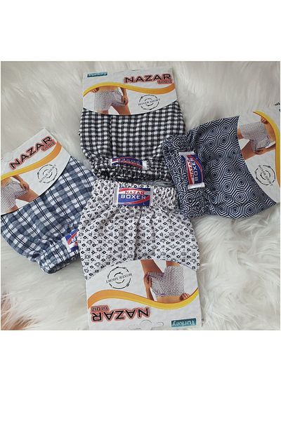 PİERLES 10-Piece Economical Men's Boxer Short - Mixed Pack