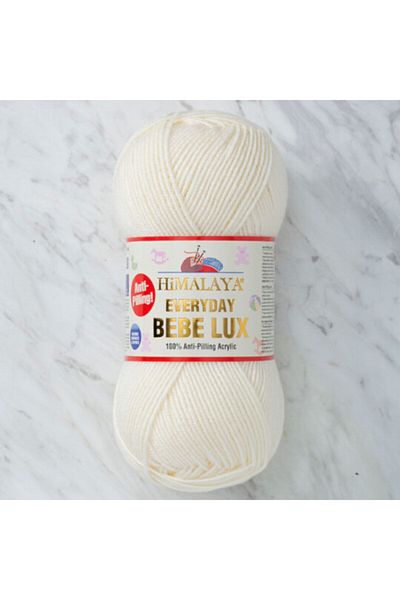 Himalaya Λευκό καθημερινό Baby Lux Antipilling Knitting Yarn 70402