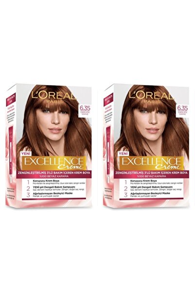 Excellence L'oreal Paris Creme Saç Boyası 6.35 Çikolata Kahve 2 Paket