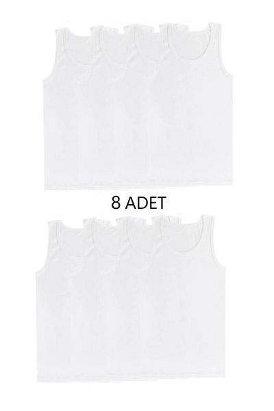 PİERLES White Men's Athlete Set - 8-Piece Mixed Color