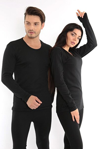 KonForYou Unisex Uzun Kollu Termal Içlik | Pamuklu Kalın Termal Fanila Atlet