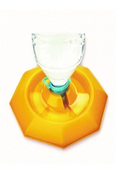 KARAHİSAR KULUÇKA Pet Bottle Compatible Chicken Drinker 5 Lt Yellow