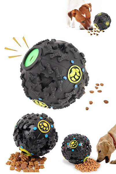 Genel Markalar Köpekler İçin Sesli Ödül Maması Oyun Topu Mama Topu Eğlenceli Köpek Oyuncak