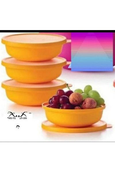 Tupperware Aloha Storage Container 450ml 4 Pieces
