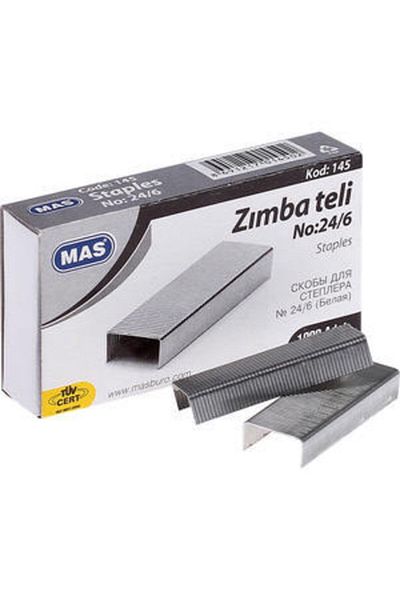 Mas 145 Staple No:24/6 White 10 Pieces (3 Pack)