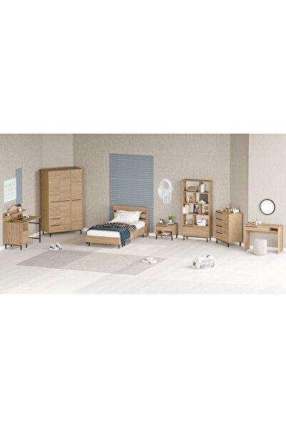 L'occi Concept Leena Genç Odası Takımı 7'Li Set Sepet LA27-S