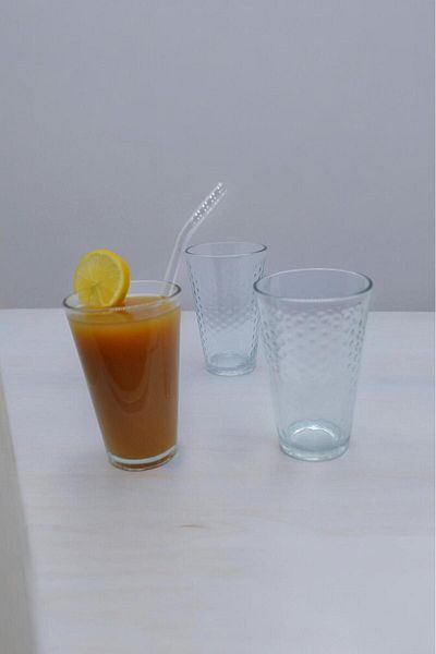 YANPA TİCARET Yanpa 3-Piece Water and Soft Drink Glass Set
