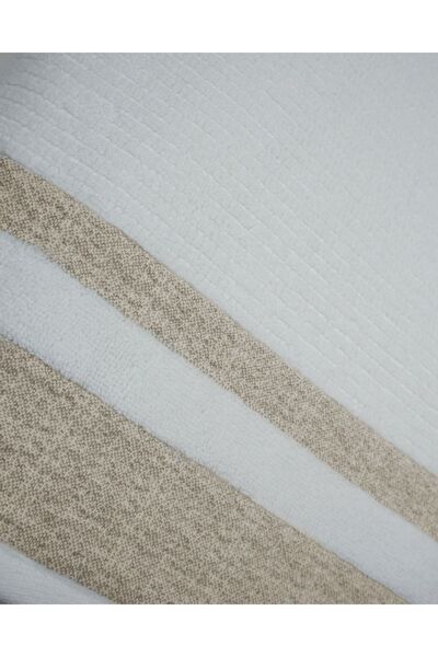 Halsa 100% бавовняний біло-бежевий рушник (90X150 см)