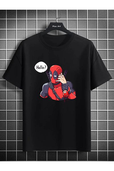 Pisa Art Μπλουζάκι Deadpool Hello Unisex - Προσαρμοσμένο σχέδιο