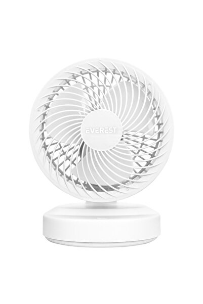 Everest EFN-508 مروحة USB بيضاء لسطح المكتب