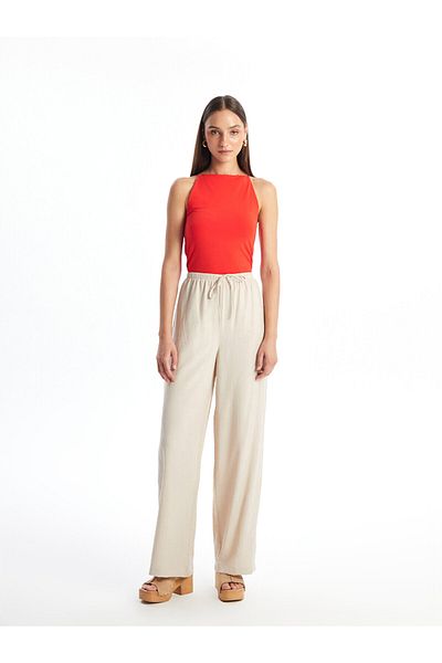 LC Waikiki LCW Damenbluse mit quadratischem Ausschnitt und geraden Trägern