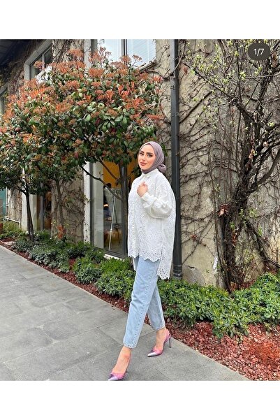 Butik N&G Πουκάμισο με κέντημα με πέρλες και πέτρες