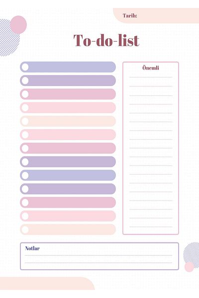 Srctech To Do List, to Do List, A5 Size 50 Sheets, Pink-Purple to Do List