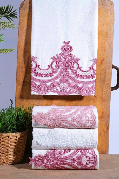 Comfort Home Carmen 3 Piece Hand and Face Towel Set| Head Towel| 50x90 Cm| 100% Cotton
