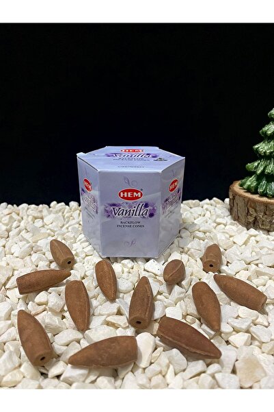 Main Collectibles Hem Vanilla Vanilya Kokulu Tütsü Geri Akış Koni Konik Tütsü Backflow 10 Tane