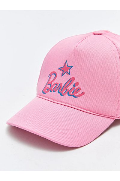 LC Waikiki Barbie Licensed LCW ACCESSORIES - Girl's Combed Cotton Cap Hat
