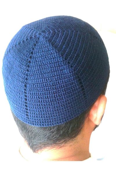 morlalem m Βαμβακερό Προσευχή Μπλε Navy Blue - Πλεκτό Χειροποίητο Εκατό τοις εκατό, 03PAMUKLACİVERT