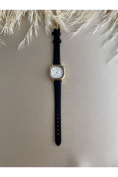 QUARTZ Retro Minimal Vintage Leather Cord Women's Wristwatch