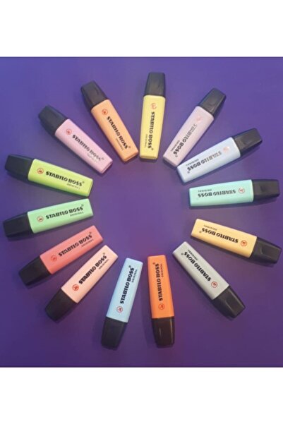 Stabilo Boss Fosforlu Kalem Seti 14 Pastel Renk