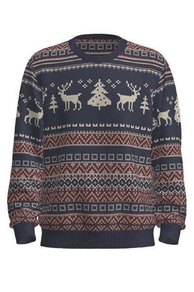 Jack & Jones Pullover XMAS SNOWBALL Strickpullover