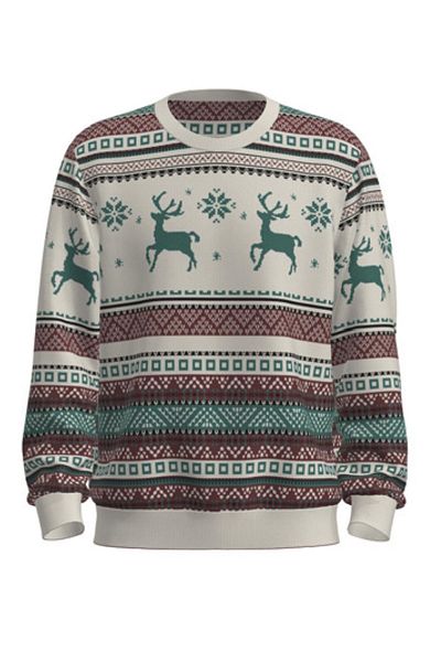 Jack & Jones Pullover XMAS SNOWBALL Strickpullover