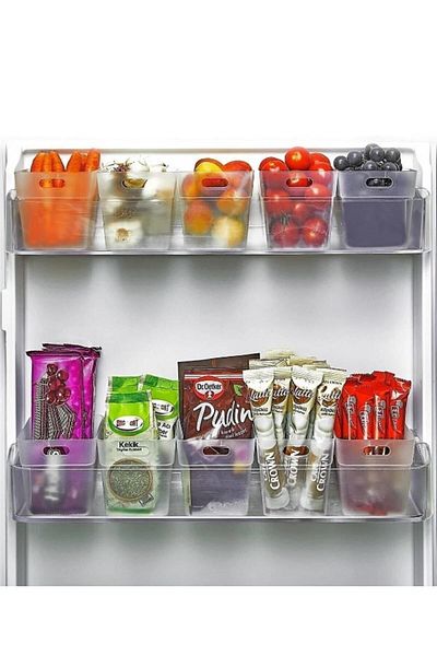Hilamingo Home Set of 6 Refrigerator & Door Organizer Organizer Box
