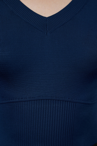 Trendyol Collection Pulover crop tricotaj bleumarin - Corset Detaliat TWOAW23KZ00346