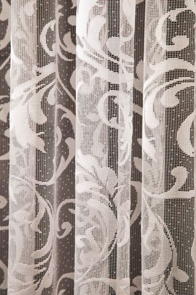 Evdepo Home Crown Ready to Use Sparse Pleat Tulle Curtain Single Wing