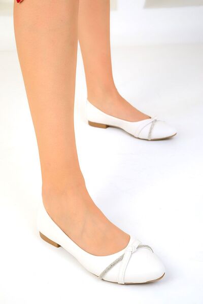 SOHO 19414 Model White Women's Ballerinas