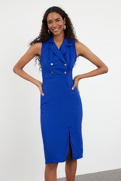 Trendyol Collection Gerades Saks-Bleistiftrockkleid - TWOSS23EL02256