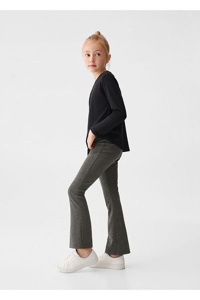 MANGO Kids Leggings mit Mini-Hahnentrittmuster