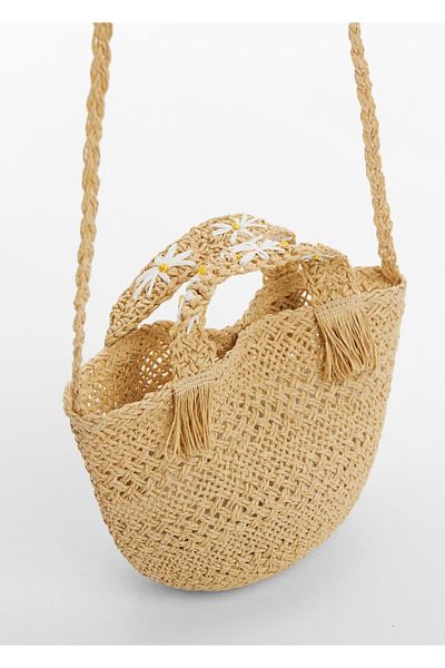 MANGO Kids Beige Shoulder Bag for Kids