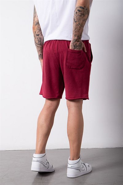 Machinist Pantaloni scurți pentru bărbați, spălați, de bază cireș