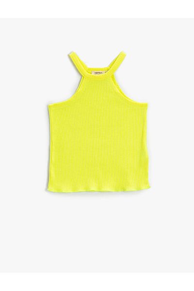 Koton Halter Neck Crop Frilled Undershirt