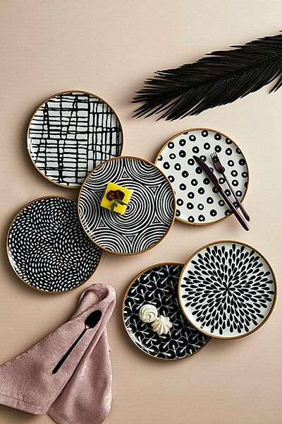 Porland Fractal 6 Pieces - 20 Cm Personality Cake Set
