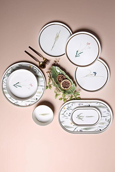 Porland Botanical 27 Parça 6 Kişilik Yemek Takımı