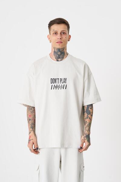 Machinist Ανδρικό μπλουζάκι Hunt Your Dreams με στάμπα σε γκρι χρώμα