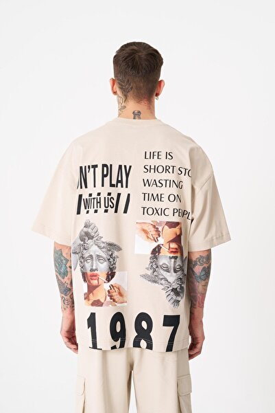 Machinist Ανδρικό μπλουζάκι Hunt Your Dreams με στάμπα μεγάλου μεγέθους ανοιχ...