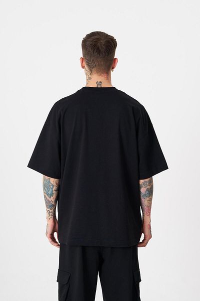 Machinist Ανδρικό μπλουζάκι Sylvester Printed Oversize μαύρο