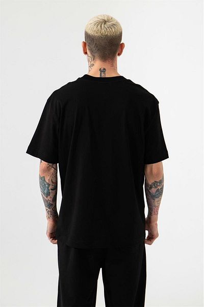 Machinist Ανδρικό μπλουζάκι Basic Relaxed Cotton με σχισμή