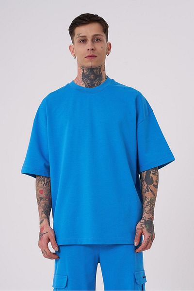 Machinist Ανδρικό μπλουζάκι Basic Cotton Oversize Lens
