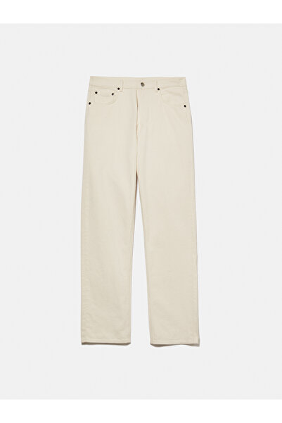 Sisley Ανδρικό τζιν παντελόνι Slim Fit Cream Stockholm