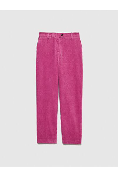 Sisley Παντελόνι Jogger Candy Pink Velvet - 100% βαμβάκι