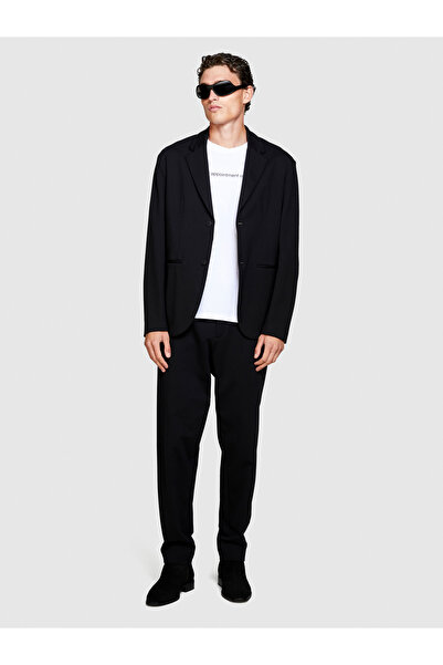 Sisley Ανδρικό παντελόνι Chino με μαύρο κορδόνι