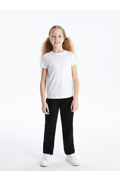 LC Waikiki LCW Kids Girl's Jogger Sweatpants - Basic Model with Elastic Waist