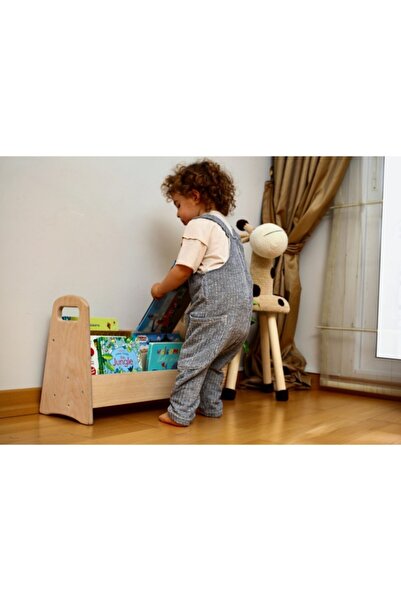 KIDOPPO Pikler Montessori Kitaplık  | Küçük Boy Ahşap Çocuk Kitaplık |  Çocuk...
