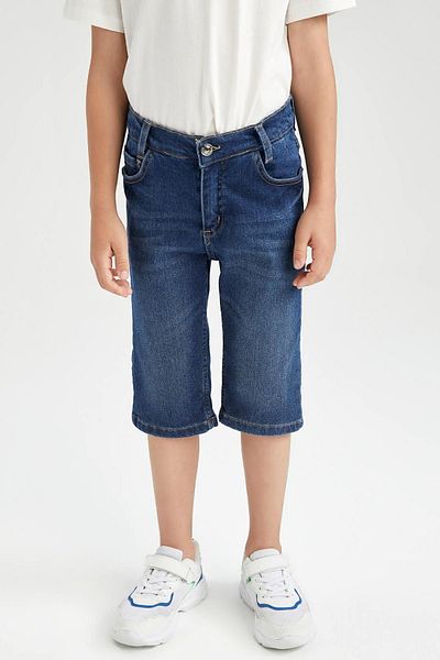 DeFacto Boy's Bermuda Jean Shorts - Y9195a622hs