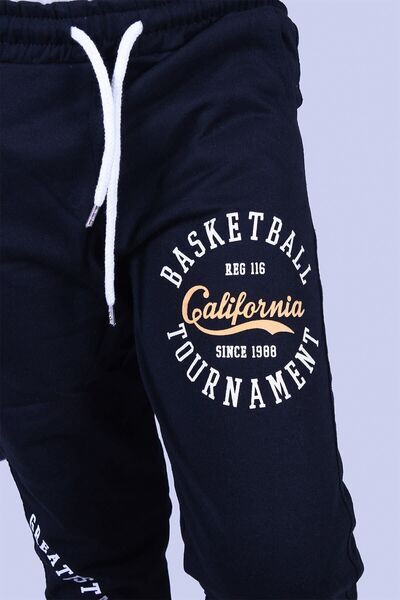 YA KO KİDS Ya-ko Kids Text Printed Boys' Sweatpants