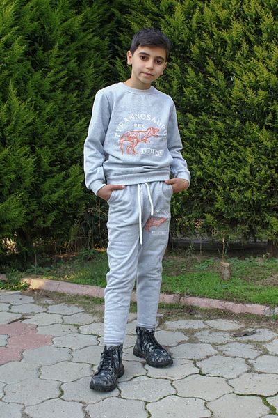 YA KO KİDS Σετ φόρμας Ya-ko Kids Dinosaur Printed Boys' Bottom-Top