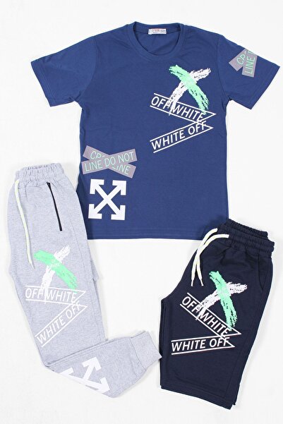 YA KO KİDS Tricou Ya-ko Kids și Combo Capri pentru băieți - Colecție imprimat...